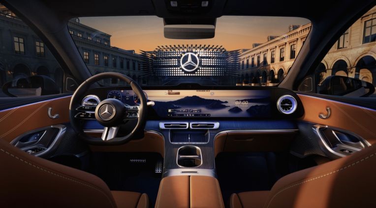 Mercedes-Benz 'quay xe' đưa phím bấm vật lý trở lại khoang lái xe điện phím bấm vật lý Mercedes-Benz