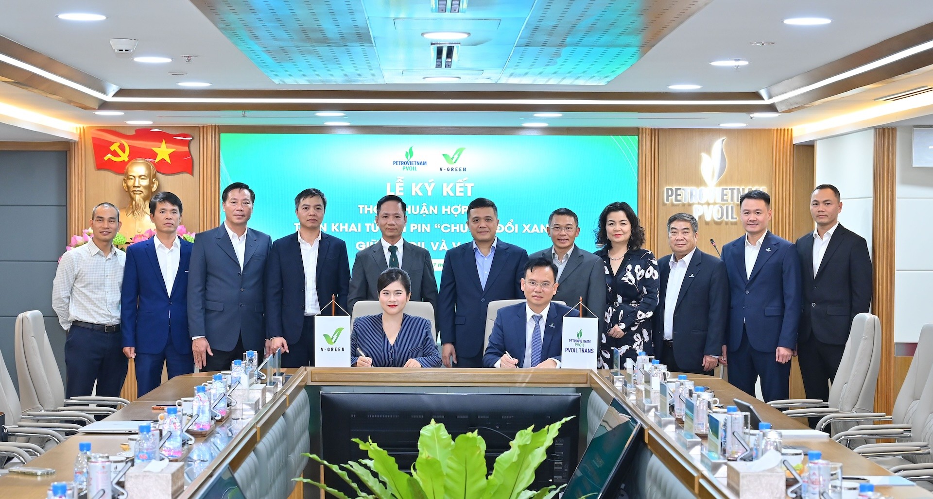 V-Green và PVOIL hợp tác lắp hơn 3.000 tủ đổi pin xe máy điện tủ đổi pin xe máy điện PVOIL