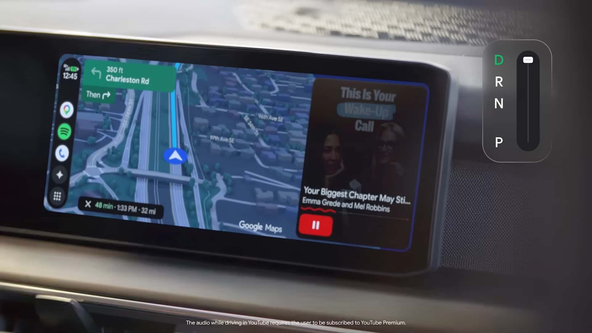 Google sắp nâng cấp Android Auto với giao diện mới, AI Gemini và bản đồ tràn viền Google Android Auto