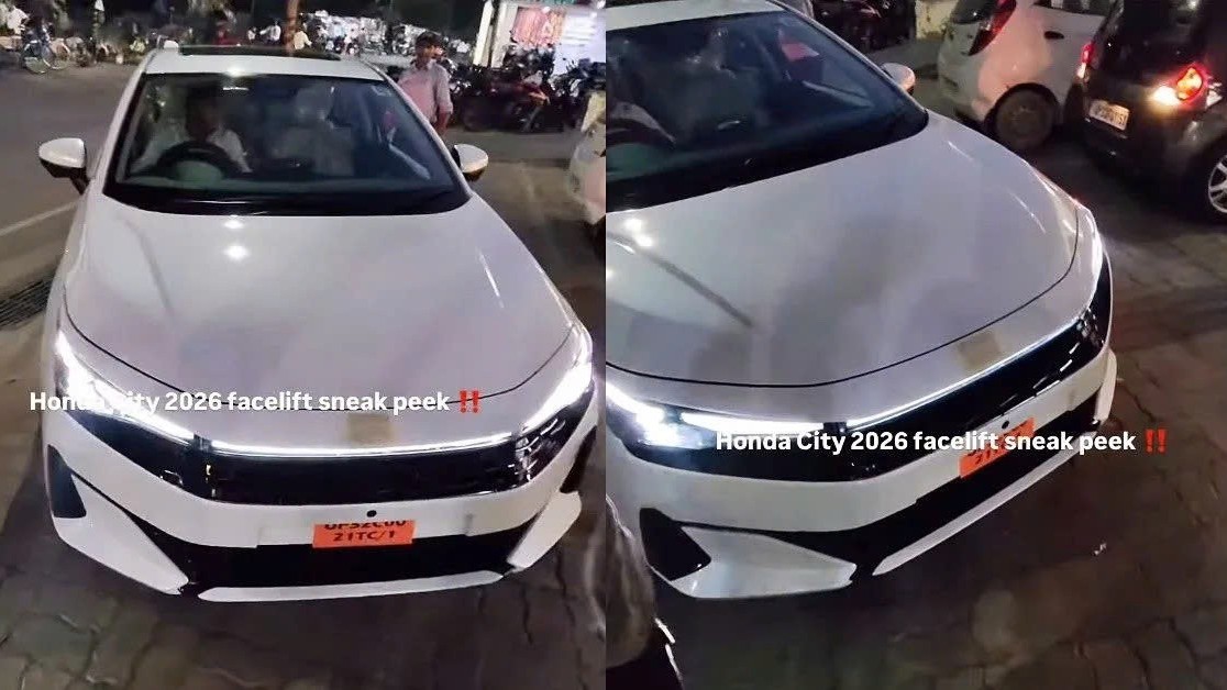 Honda City facelift 2026 lộ diện không che chắn
