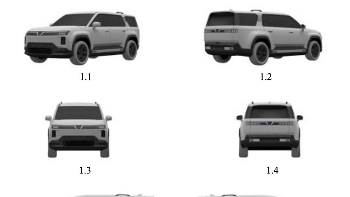 Lộ ảnh hai chiếc SUV VinFast hoàn toàn mới, kích thước lớn như VF 9