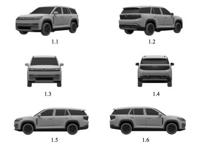 Lộ 2 SUV VinFast hoàn toàn mới, kích thước lớn như VF 9 Lộ ảnh hai chiếc SUV VinFast hoàn toàn mới, kích thước lớn như VF 9