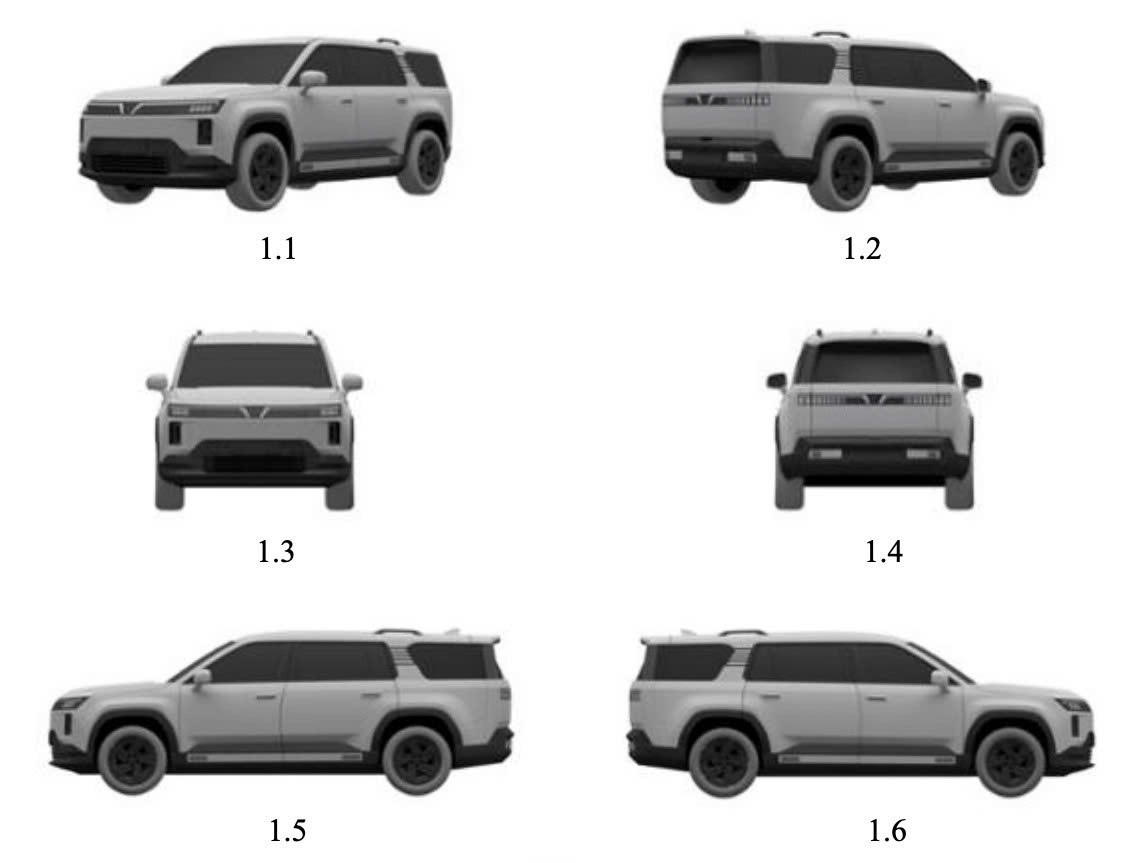 Lộ 2 SUV VinFast hoàn toàn mới, kích thước lớn như VF 9 Lộ ảnh hai chiếc SUV VinFast hoàn toàn mới, kích thước lớn như VF 9