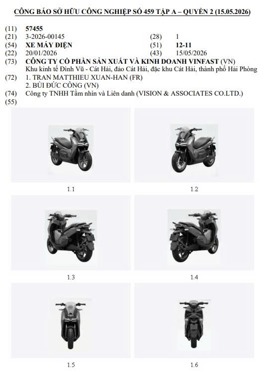 Lộ xe máy điện VinFast hoàn toàn mới tại Việt Nam Lộ xe máy điện VinFast hoàn toàn mới tại Việt Nam