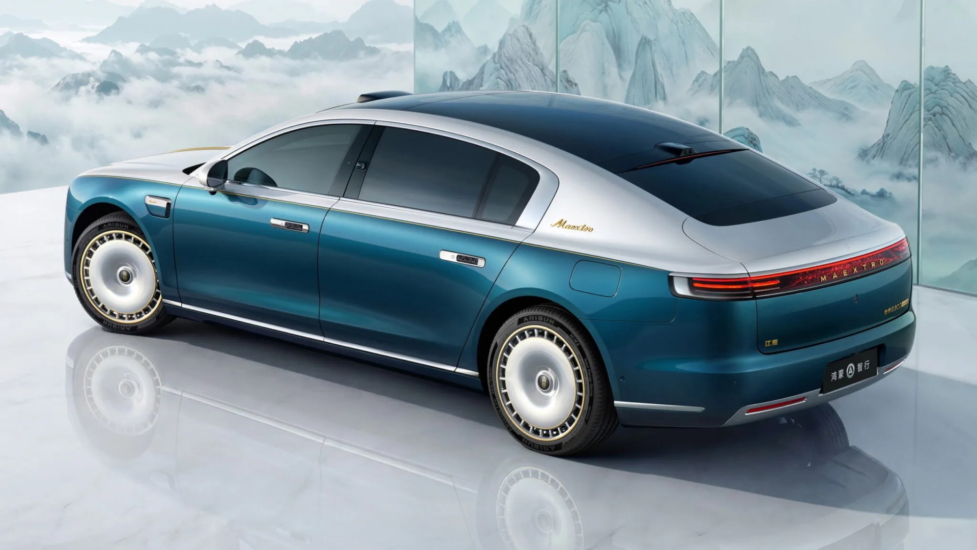 Maextro S800 Grand Design - Xe siêu sang Trung Quốc với chi tiết mạ vàng, giá chưa bằng nửa Rolls-Royce Phía sau của Maextro S800 Grand Design