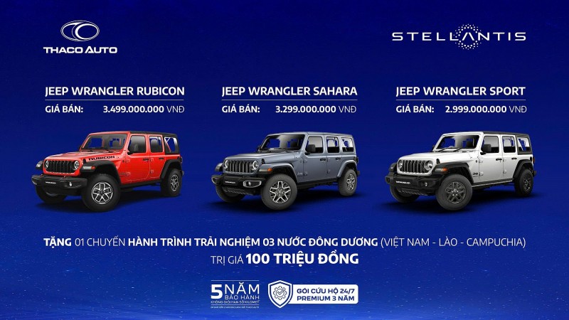 THACO công bố giá xe Jeep và Ram: Rẻ hơn hẳn so với nhà phân phối cũ THACO công bố giá xe Jeep và Ram: Rẻ hơn hẳn so với nhà phân phối cũ