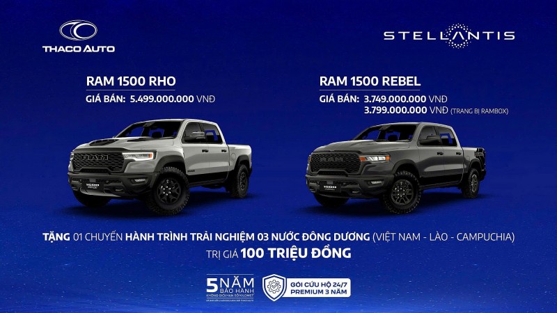 THACO công bố giá xe Jeep và Ram: Rẻ hơn hẳn so với nhà phân phối cũ THACO công bố giá xe Jeep và Ram: Rẻ hơn hẳn so với nhà phân phối cũ