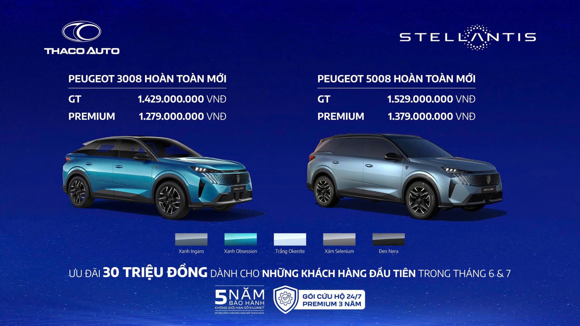Peugeot 3008 ra mắt với giá từ hơn 1,2 tỷ, Peugeot 5008 ra mắt với giá từ hơn 1,3 tỷ