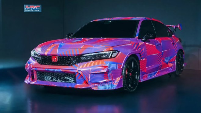Honda Civic Type R HRC sắp ra mắt, thêm mâm BBS và ống xả Akrapovic