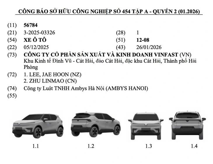 Lộ diện dàn xe lạ nhìn giống VinFast VF 5 mới Lộ diện dàn xe lạ nhìn giống VinFast VF 5 mới