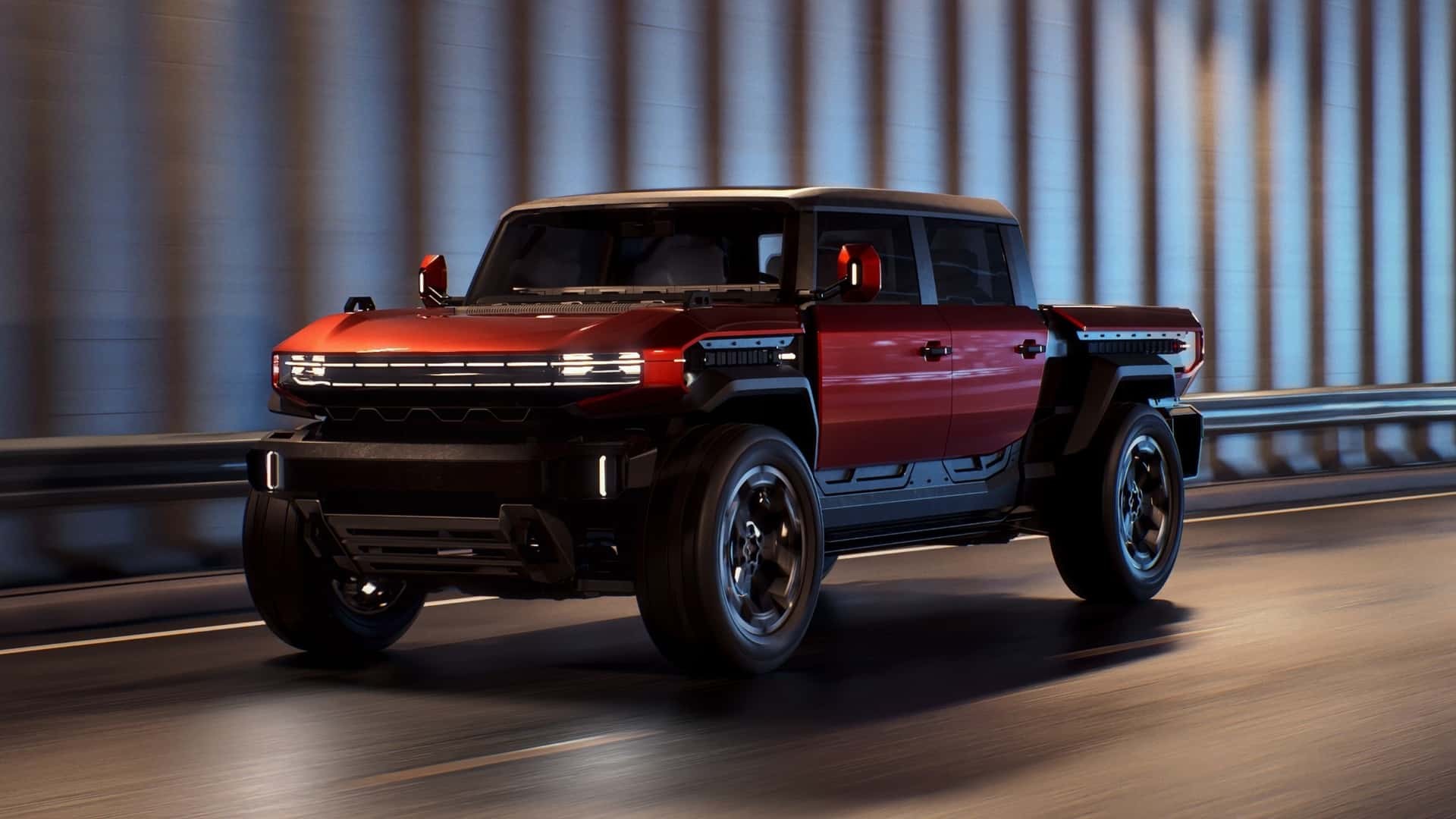 GMC giới thiệu bộ đôi concept Hummer X SUV và Pickup với cả tá công nghệ mới Mẫu concept GMC Hummer X Pickup