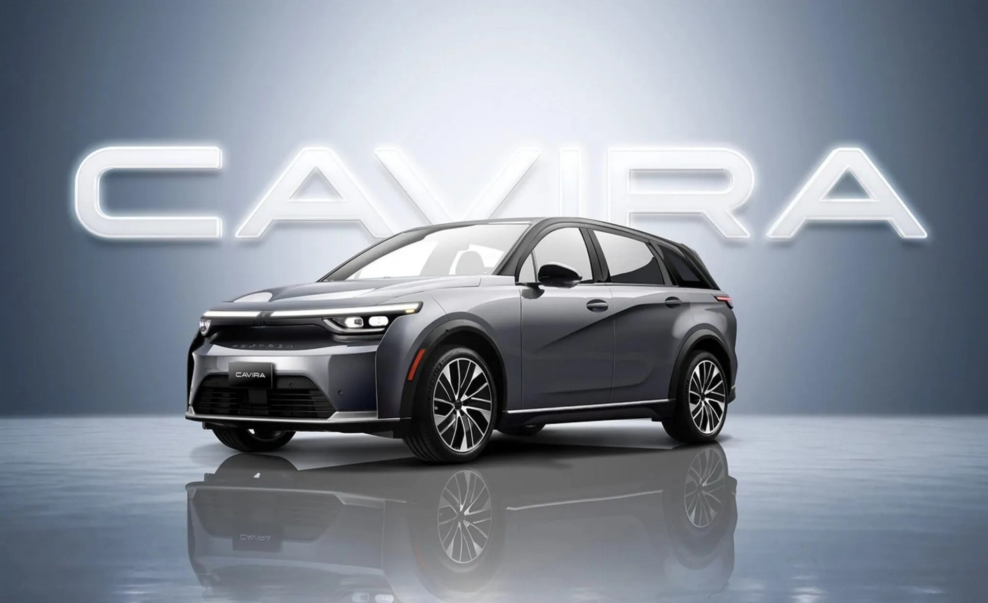 Công ty lắp ráp iPhone ra mắt SUV điện Foxtron Cavira cạnh tranh Tesla Model Y Phía trước của Foxtron Cavira