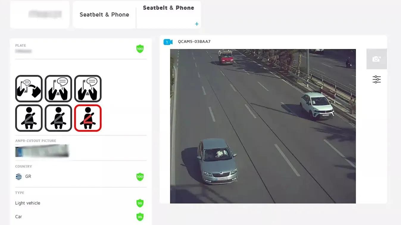 Hệ thống camera AI tại Hy Lạp có thể phát hiện nhiều lỗi khác nhau như vi phạm tốc độ, lái xe dùng điện thoại, không thắt dây an toàn, nhưng báo cáo cho biết có nhiều trường hơp nhận diện sai