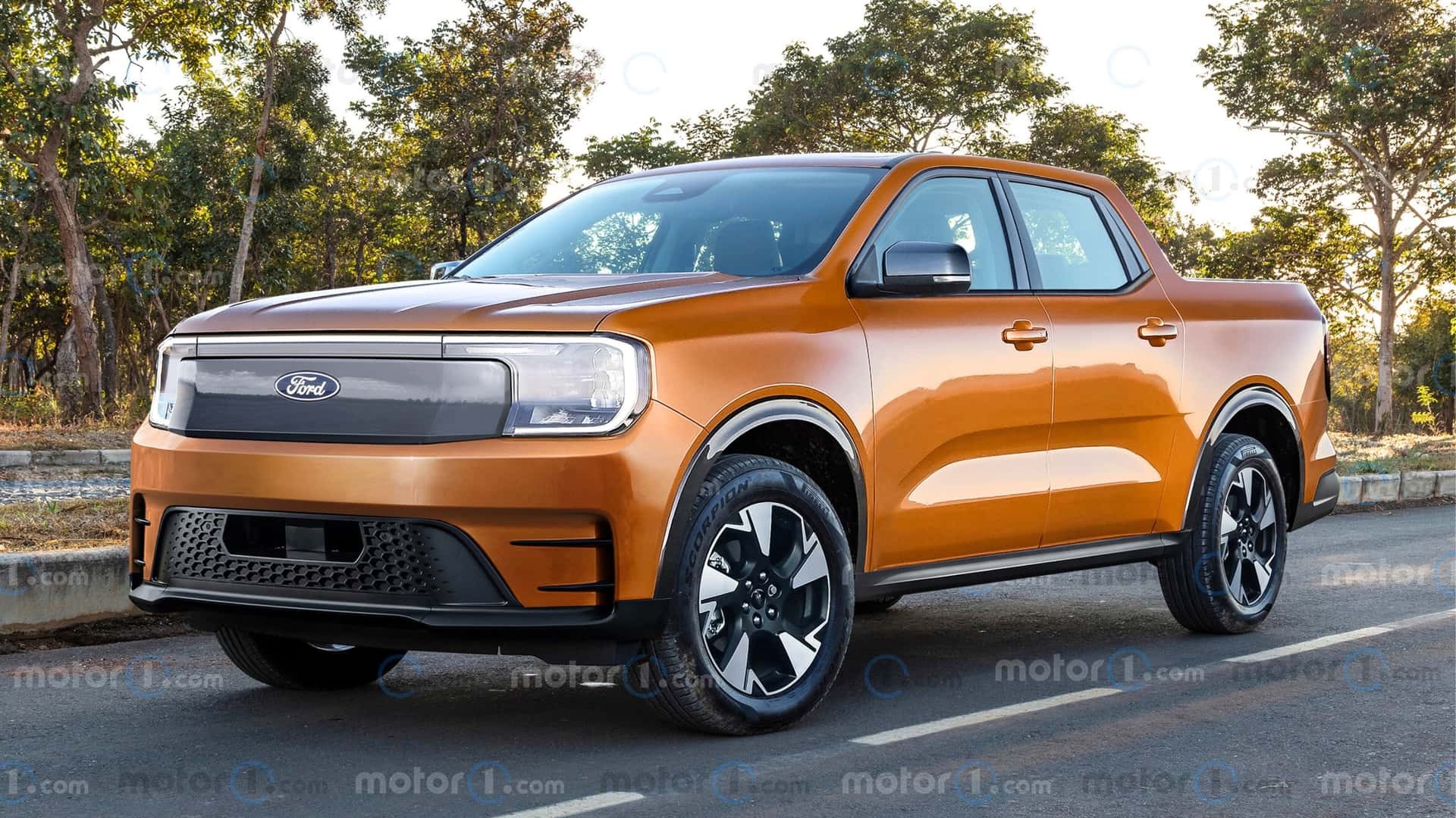 Lộ hình nguyên mẫu bán tải điện giá rẻ mới của Ford, trông nhỏ gọn như Ranger Lộ hình nguyên mẫu bán tải điện giá rẻ mới của Ford, trông nhỏ gọn như Ranger