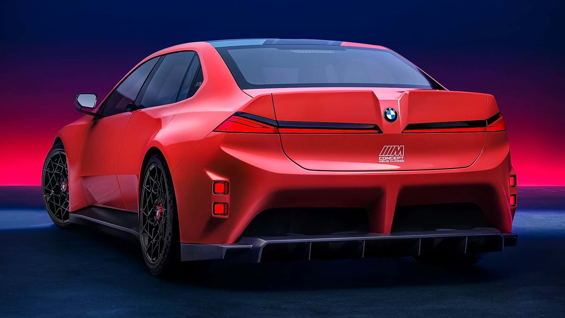Phía sau của BMW M Concept Neue Klasse