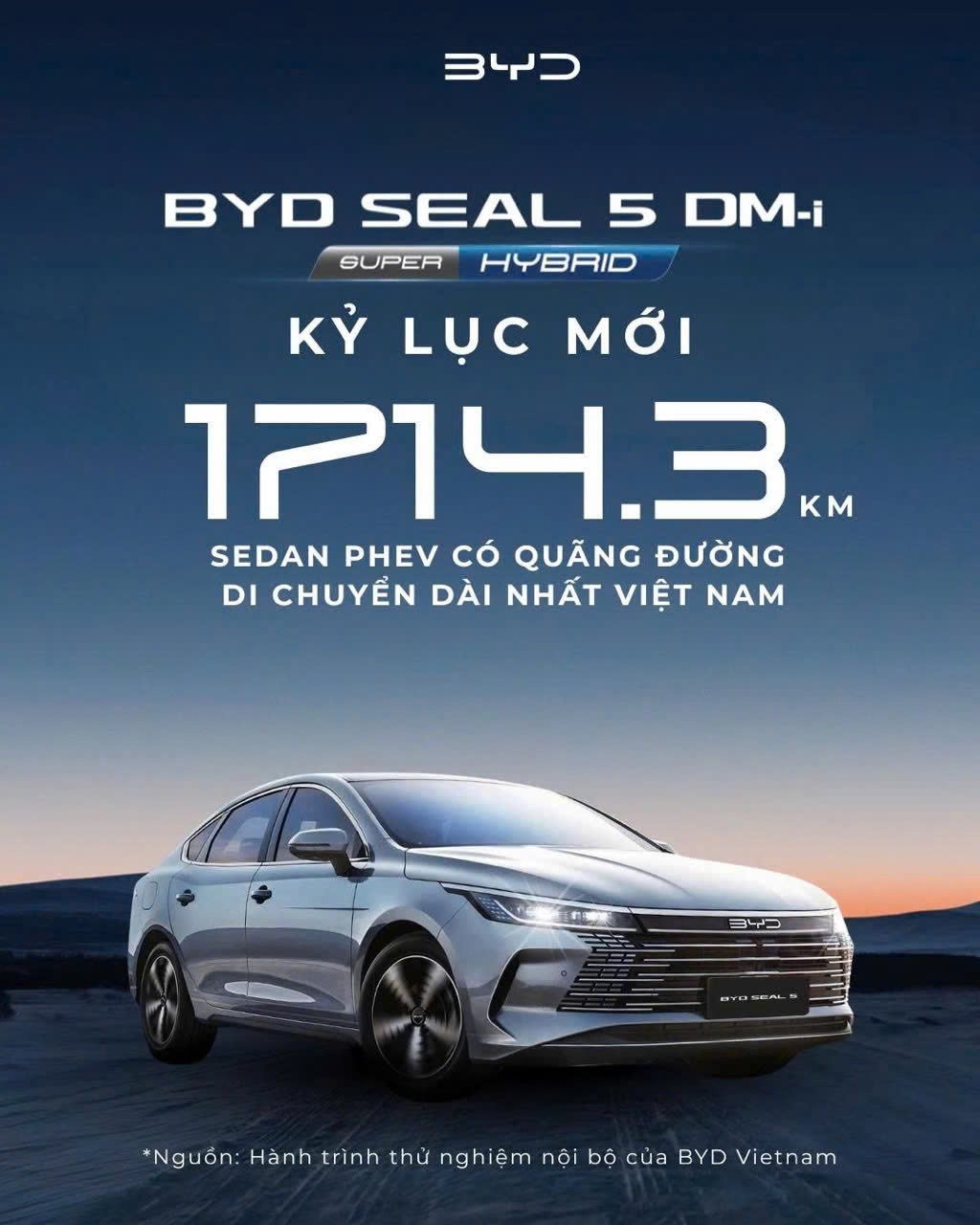 BYD Seal 5 và lời giải cho bài toán 'đi xe xanh không cần đánh đổi' BYD Seal 5 và lời giải cho bài toán 'đi xe xanh không cần đánh đổi'