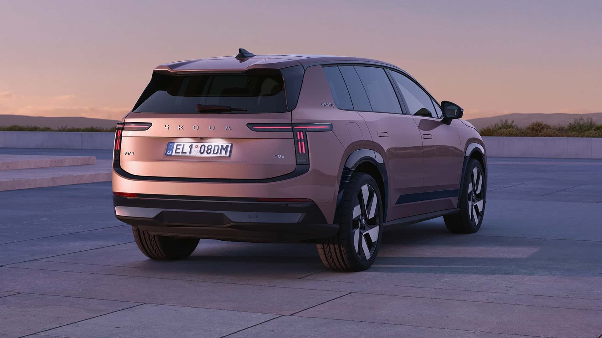 Skoda Peaq ra mắt với vai trò SUV điện ba hàng ghế lớn nhất, mạnh nhất của hãng xe Séc Phía sau của Skoda Peaq 2026