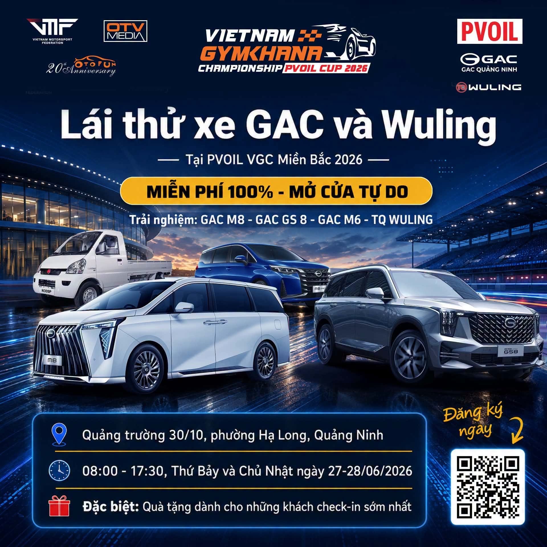 Lái thử loạt xe GAC, Wuling tại Fun Wheels Festival Hạ Long 2026