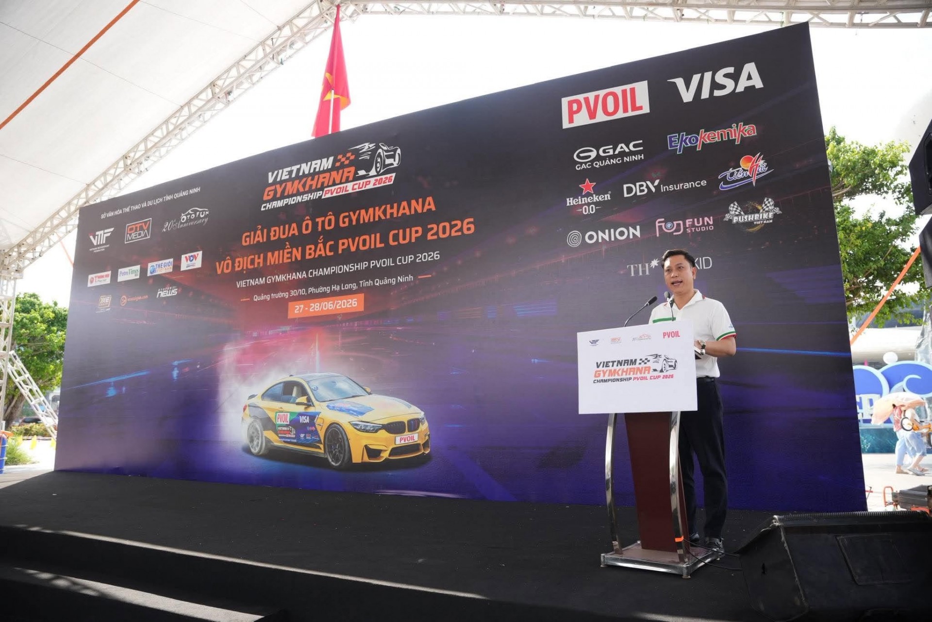 Lễ hội xe Hạ Long 2026 và Giải đua Ô tô Gymkhana Vô địch Miền Bắc PVOIL Cup 2026 chính thức khai mạc