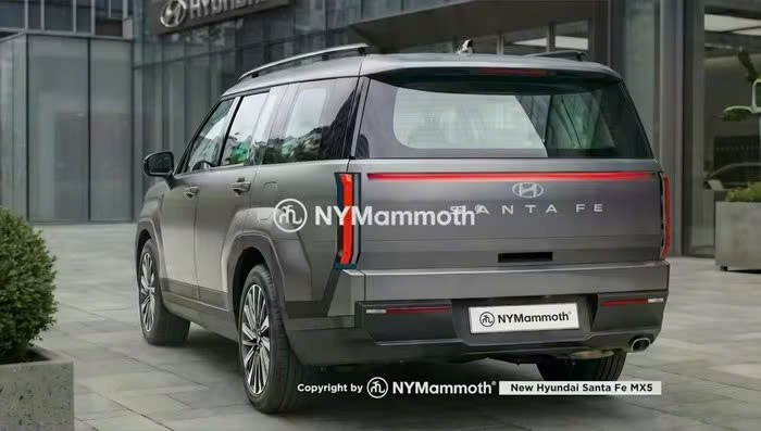 Lộ thêm hình ảnh Hyundai Santa Fe mới Lộ thêm hình ảnh Hyundai Santa Fe mới