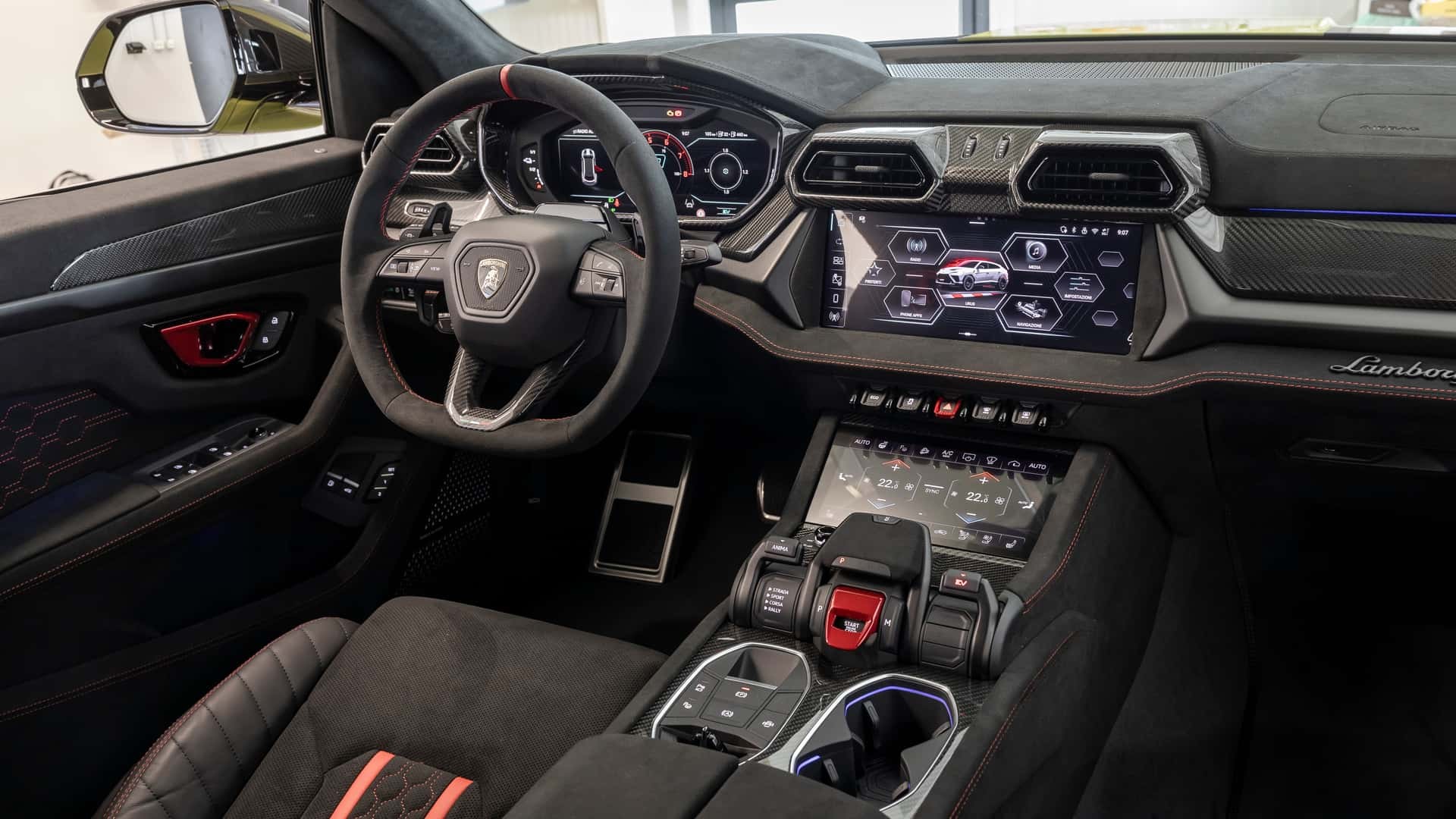 Lamborghini Urus SE Performante ra mắt: SUV hybrid mạnh nhất xưa nay của hãng xe Ý Nội thất của Lamborghini Urus SE Performante