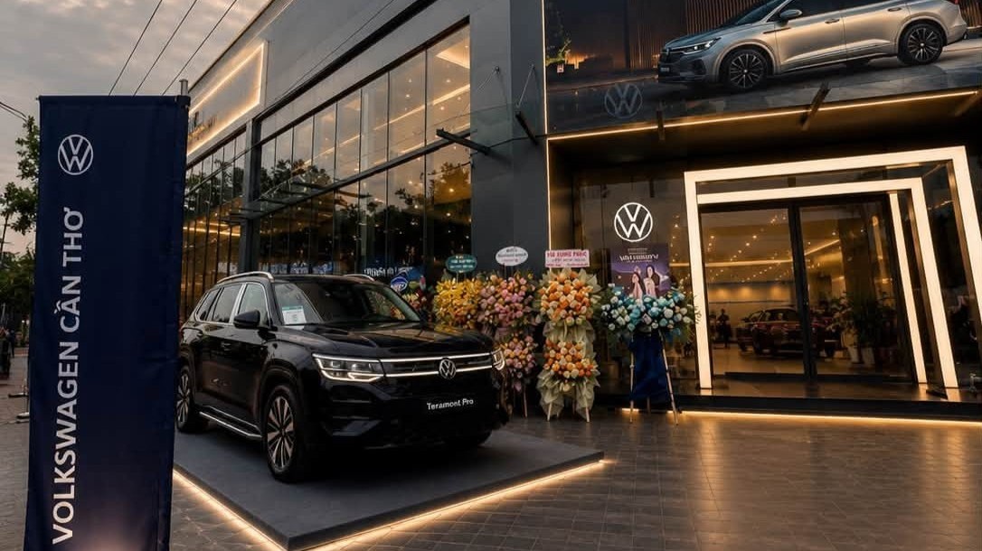Thêm đại lý Volkswagen Cần Thơ đi vào hoạt động, khu dịch vụ xe điện là điểm nhấn