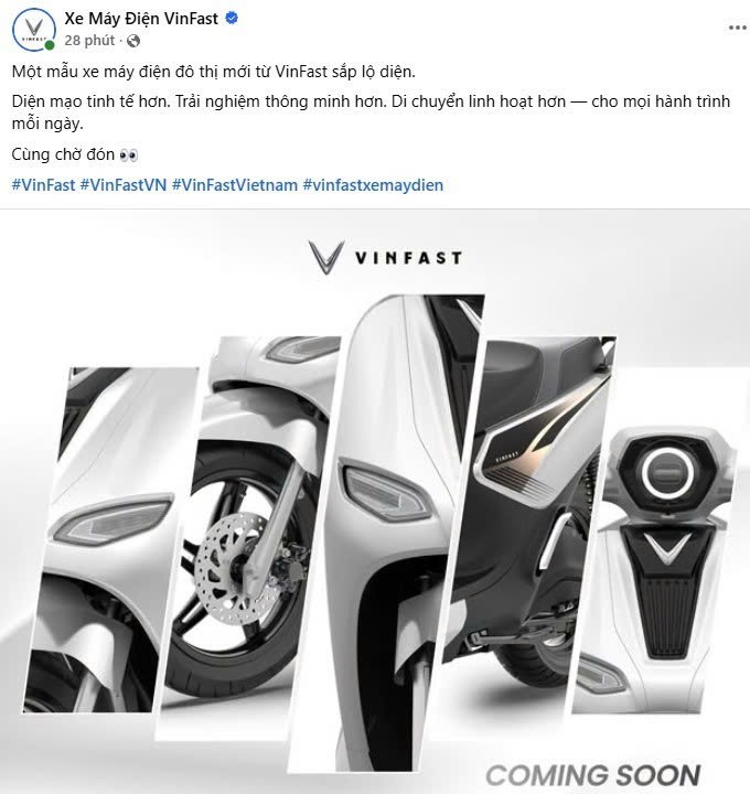 VinFast sắp trình làng 2 mẫu xe máy điện mới VinFast sắp trình làng 2 mẫu xe máy điện mới