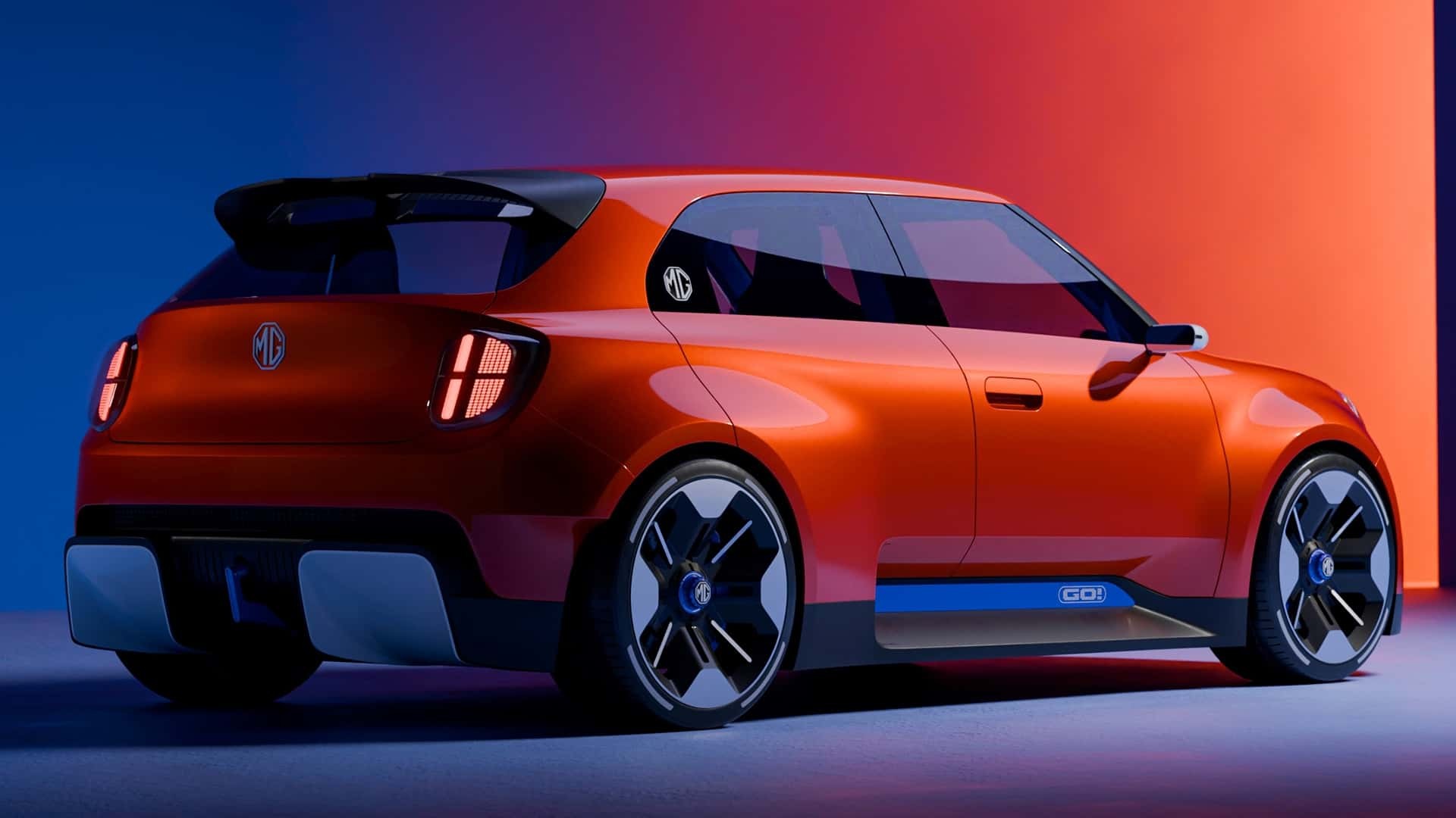 Concept xe điện đô thị cỡ nhỏ MG GO! chính thức ra mắt, hé lộ hướng thiết kế mới Phía sau của MG GO!
