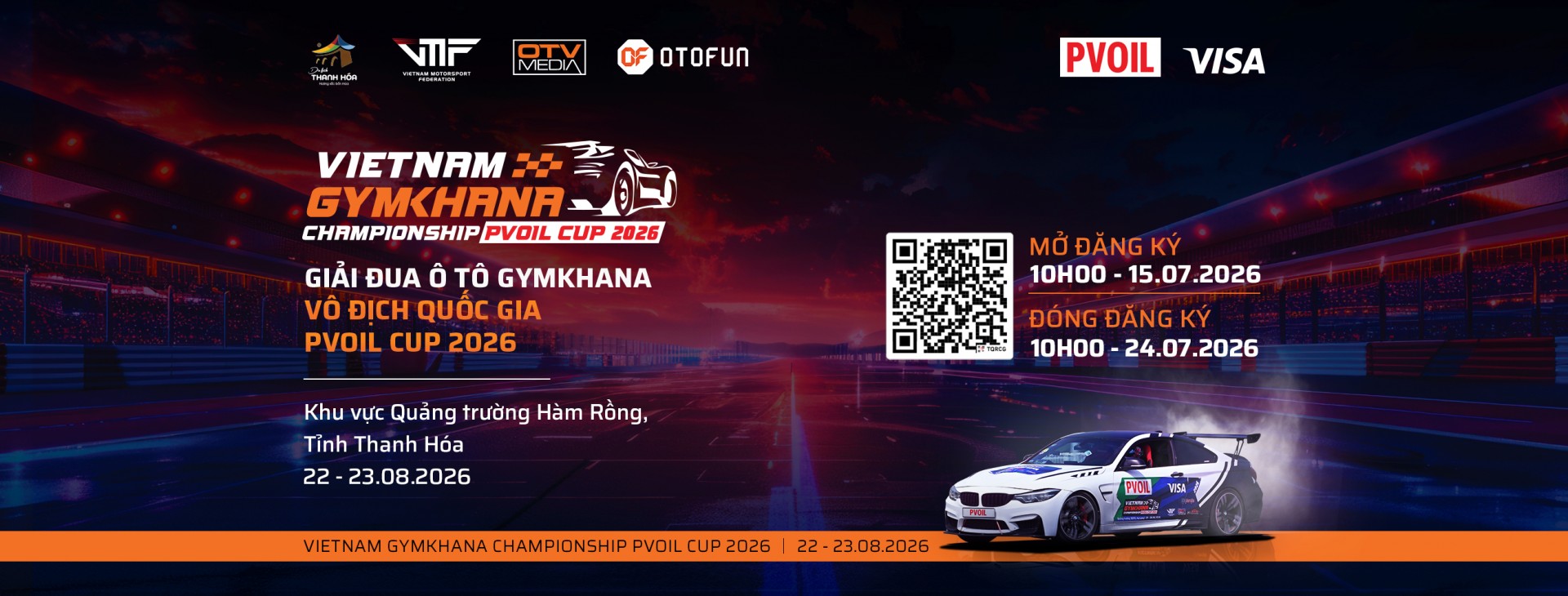 Cổng đăng ký PVOIL VGC 2026 đã được mở, sẵn sàng chào đón các tay đua xe Gymkhana