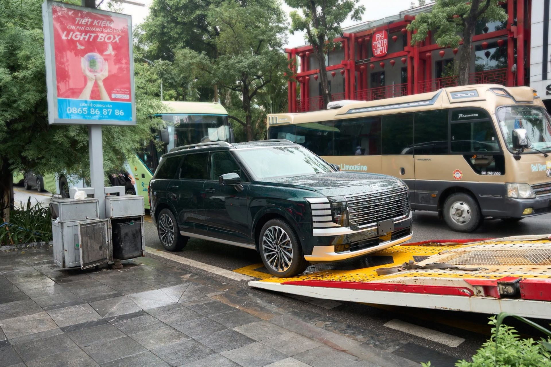 Bắt gặp Hyundai Palisade Hybrid hoàn toàn mới tại Việt Nam Bắt gặp Hyundai Palisade Hybrid hoàn toàn mới tại Việt Nam