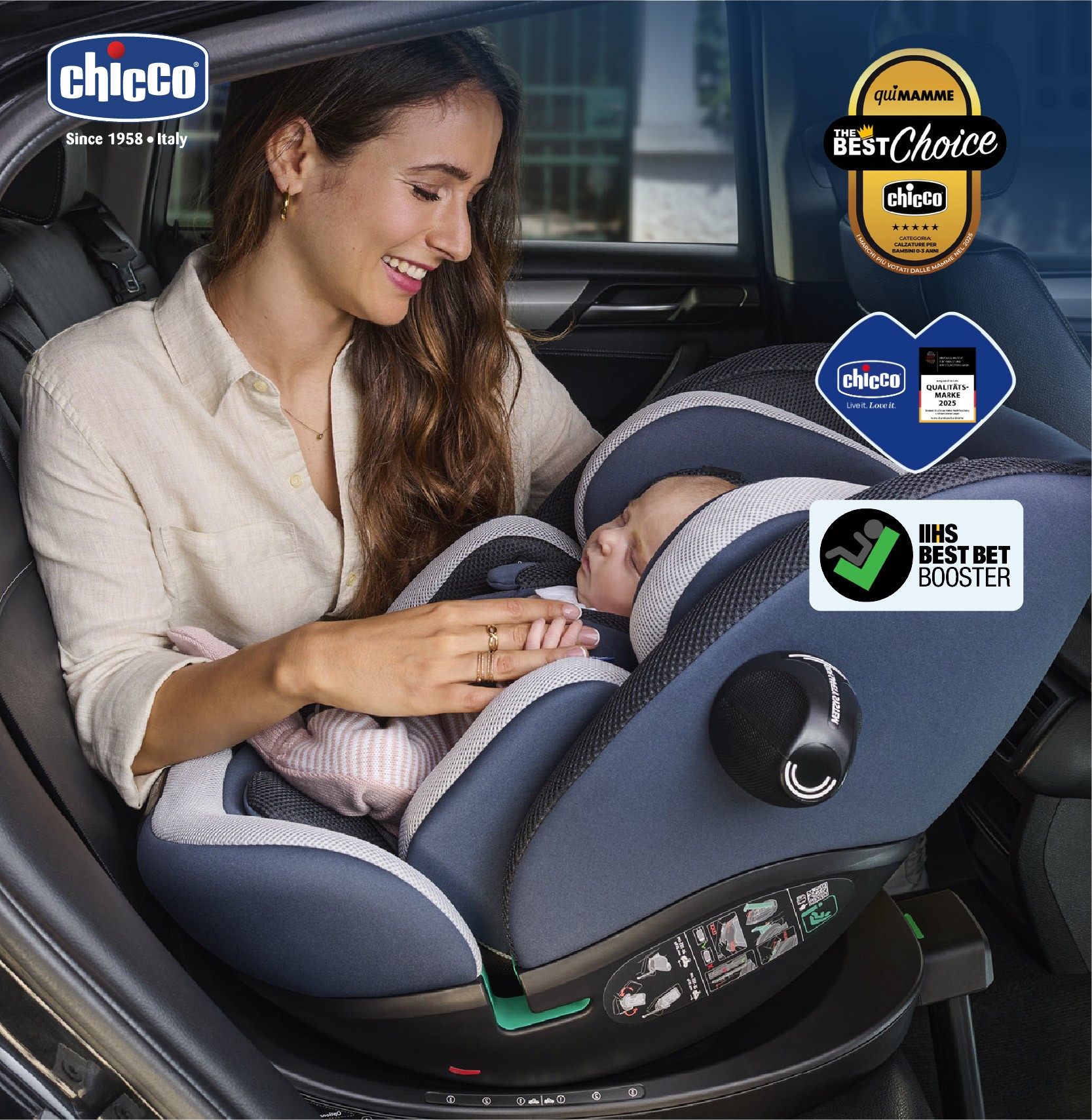Ghế ô tô Chicco: Nền tảng R&D từ thương hiệu chăm sóc trẻ em toàn cầu Ghế ô tô Chicco: Nền tảng R&D từ thương hiệu chăm sóc trẻ em toàn cầu