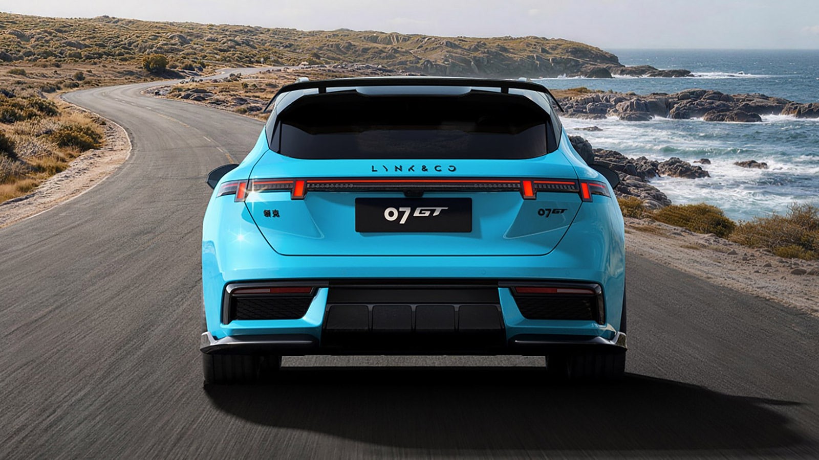 Phía sau của Lynk & Co 07 GT