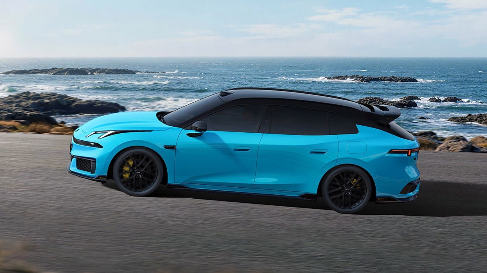 Phía bên của Lynk & Co 07 GT