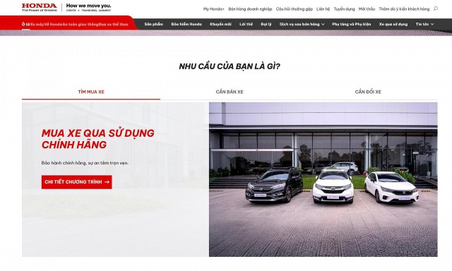 Honda Việt Nam mở chuyên trang xe cũ chính hãng, kiểm định 185 hạng mục