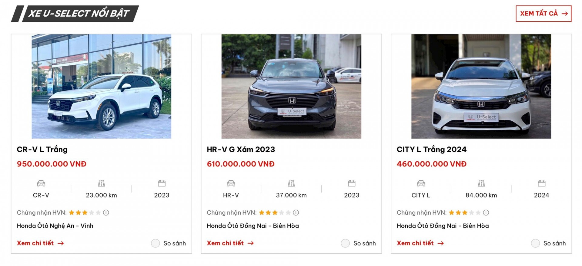 Honda mở chuyên trang xe cũ chính hãng, kiểm định 185 hạng mục Honda mở chuyên trang xe cũ chính hãng, kiểm định 185 hạng mục