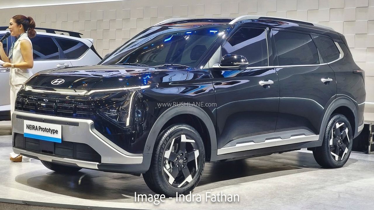 Hyundai Neira lộ diện tại Indonesia, SUV điện 7 chỗ có dáng giống Kia Carens