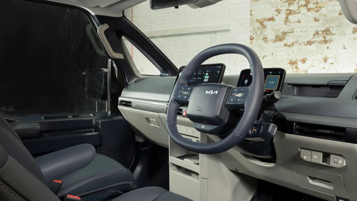 Nội thất của Kia PV5 Cargo