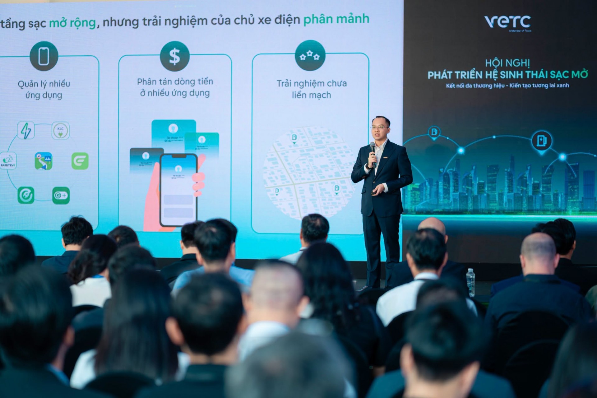 Nền tảng VETC Trạm sạc đã có 350 trụ đến từ 7 đơn vị Nền tảng VETC Trạm sạc đã có 350 trụ đến từ 7 đơn vị