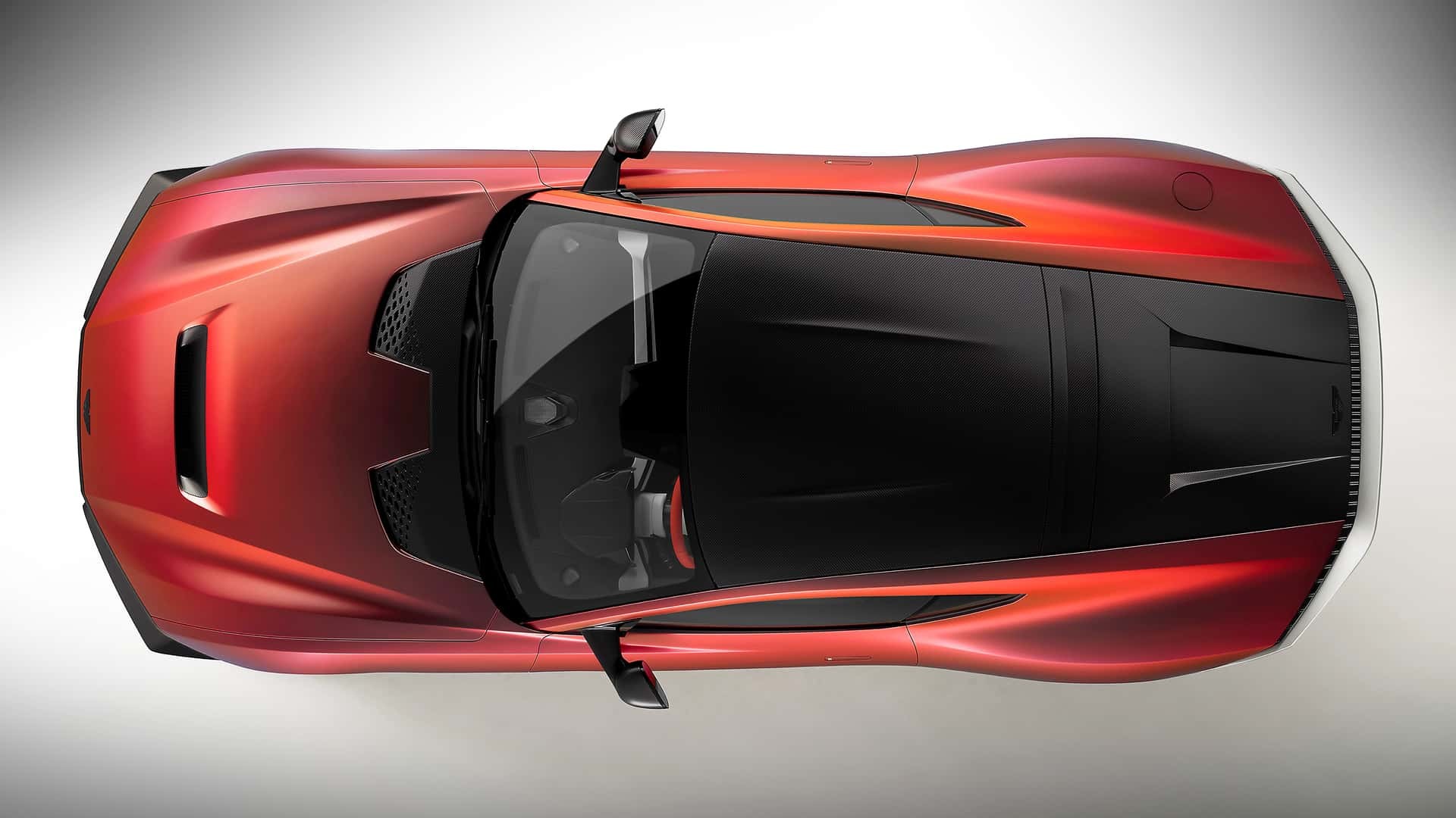 Phía trên của Aston Martin Valen