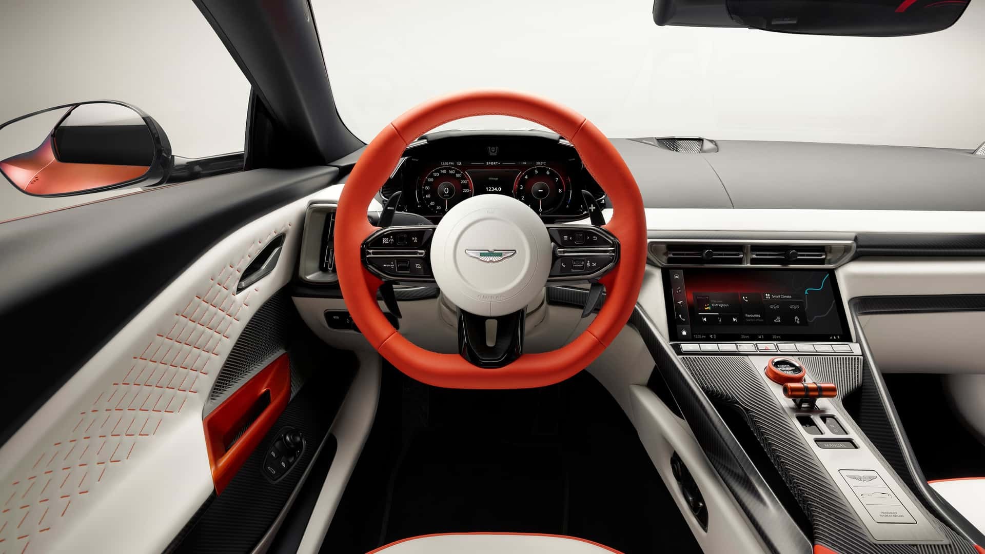 Nội thất của Aston Martin Valen