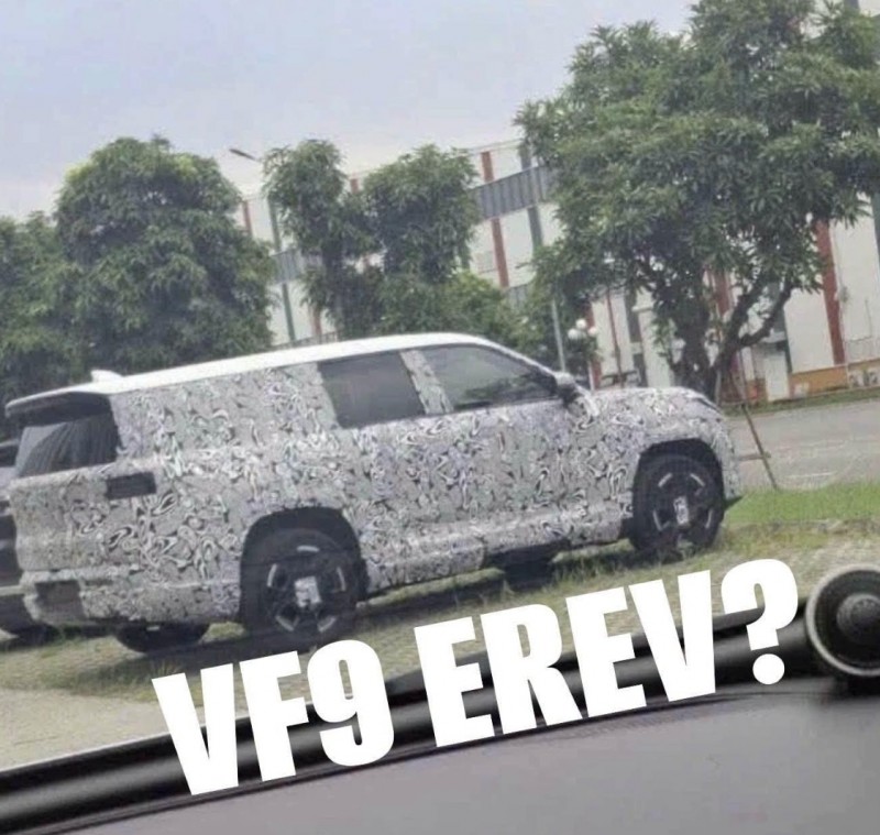 SUV cỡ lớn của VinFast chạy thử, khó phân biệt giữa VF 8 và VF 9, có thể sử dụng công nghệ EREV SUV cỡ lớn của VinFast chạy thử, khó phân biệt giữa VF 8 và VF 9, có thể sử dụng công nghệ EREV