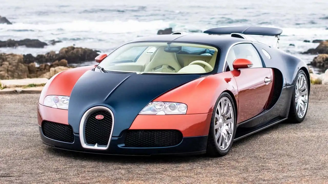 Phía trước của Bugatti La Maison Pur Sang Veyron 20 Years
