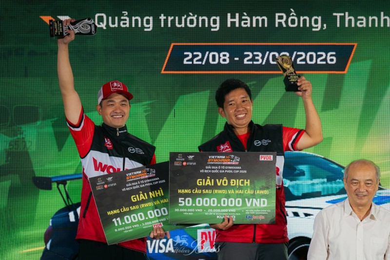 Phạm Hoàng Đức và cú chạm tay vào cúp vô địch RWD/AWD đáng nhớ Phạm Hoàng Đức và cú chạm tay vào cúp vô địch RWD/AWD đáng nhớ
