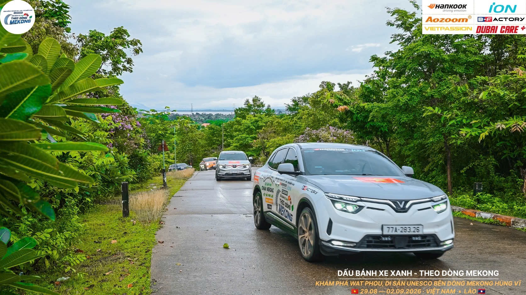 3.000 km theo dòng Mekong trên những chiếc VinFast 3.000 km theo dòng Mekong trên những chiếc VinFast