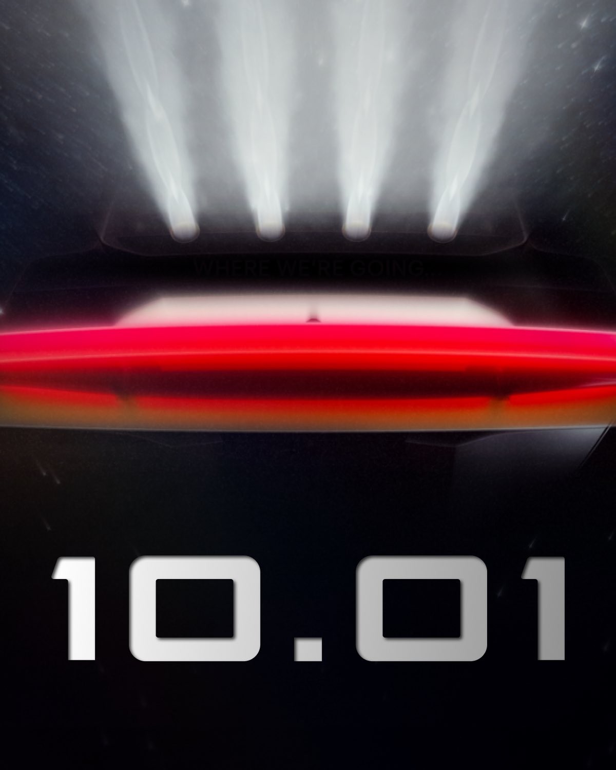 Tesla chốt ngày ra mắt Roadster thế hệ mới, 9 năm sau lần đầu công bố Hình ảnh teaser sự kiện giới thiệu Tesla Roadster ngày 1/10 sắp tới