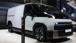 Ảnh thực tế xe van điện Kia PV7 vừa ra mắt