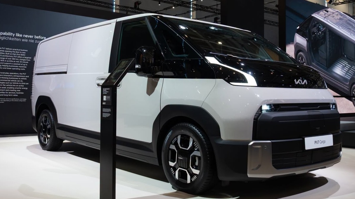 Ảnh thực tế xe van điện Kia PV7 vừa ra mắt