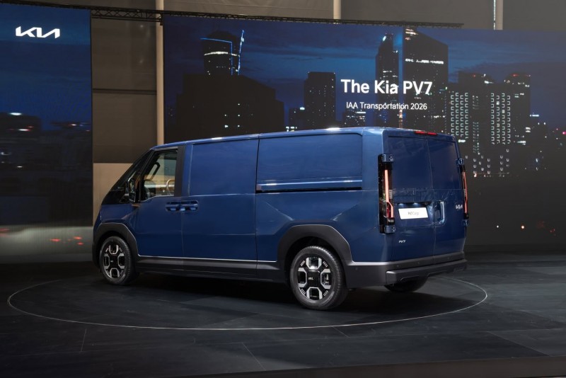Ảnh thực tế xe van điện Kia PV7 vừa ra mắt
