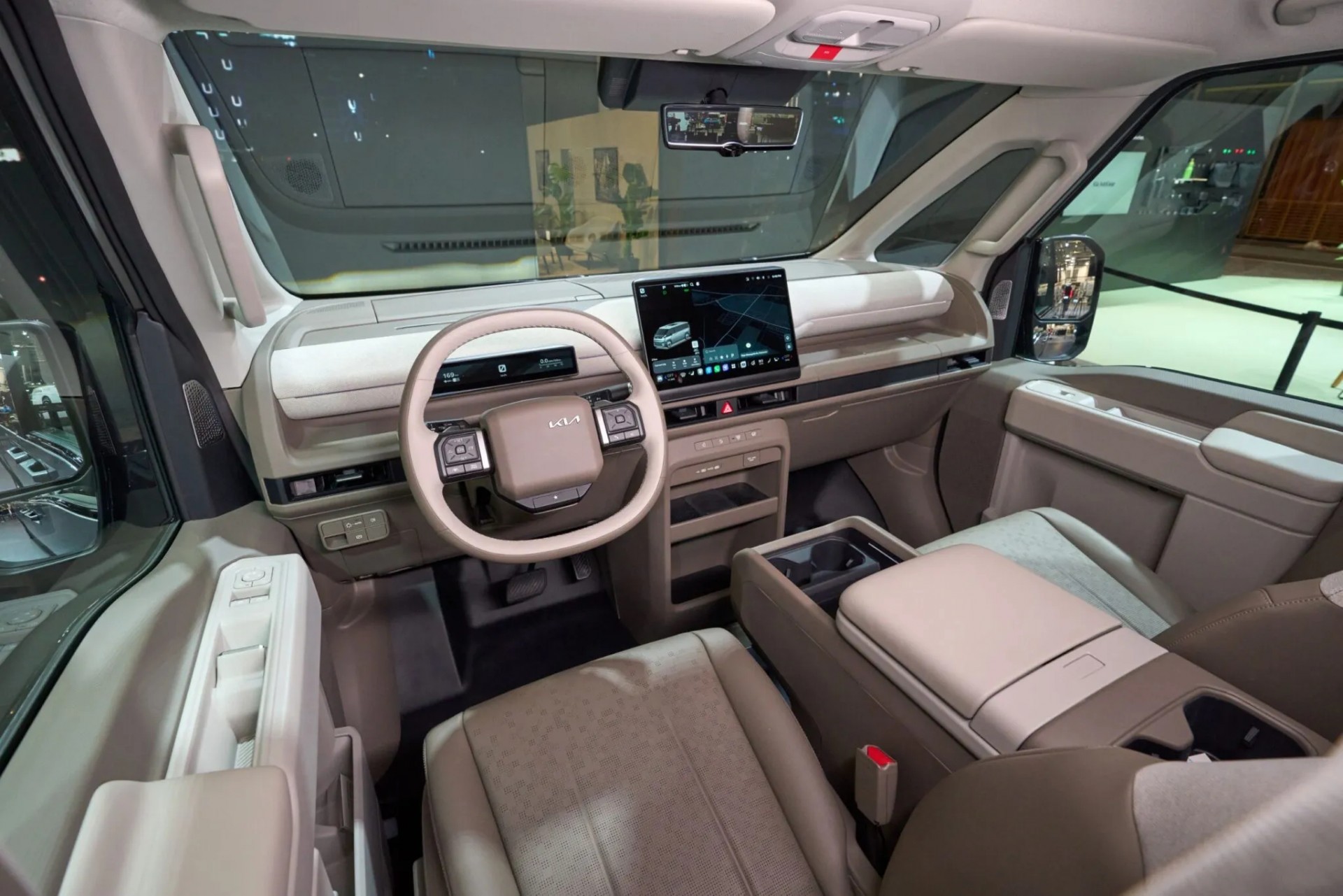Nội thất của Kia PV7 Passenger