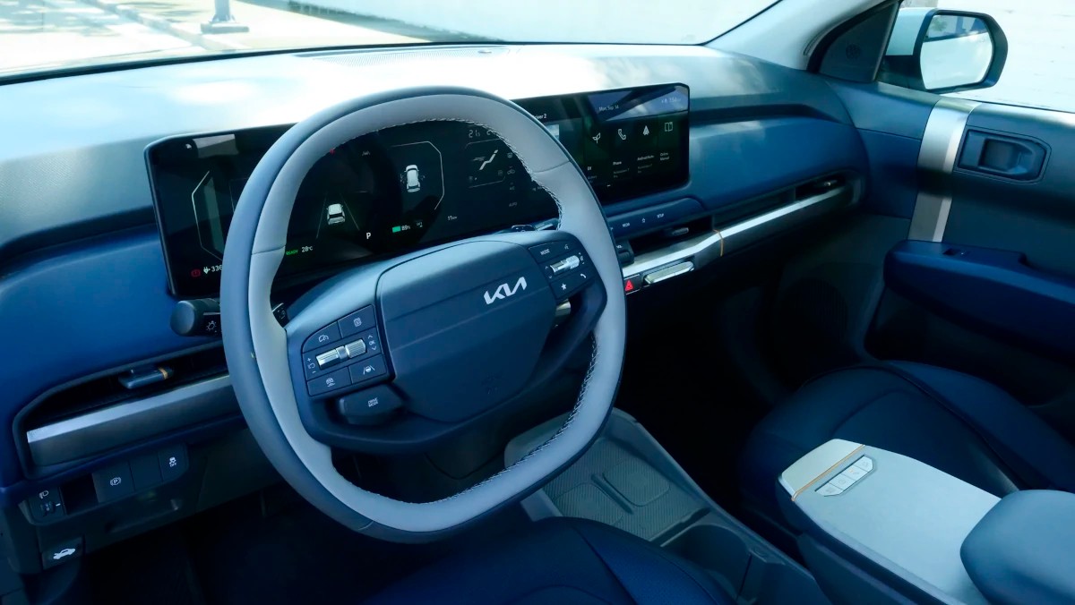 Xe điện đô thị Kia EV3 2027 ra mắt Philippines, giá quy đổi khoảng 786 triệu đồng Nội thất của Kia EV3 2027
